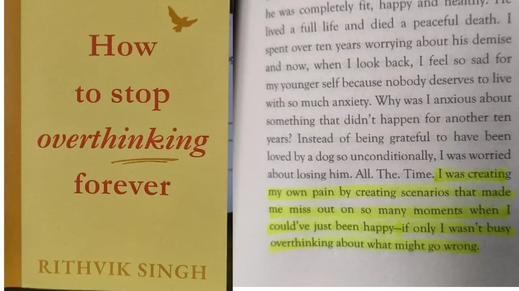 Book Review #13 - How to Stop Overthinking Forever By Rithvik Singh